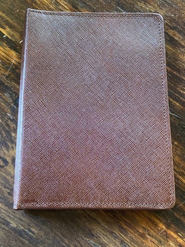 Filofax brown leather - filofax, vintage
