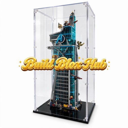 Buildblox acrylic display case - display,