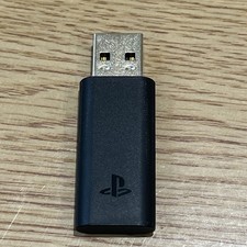 Sony PlayStation Wireless Adapter CUHYA-0081 PS4 USB Gold Headset Dongle Black