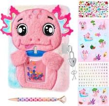 Axolotl plush diary set - diary, for