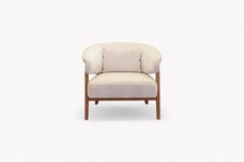 Ranger Fabric Accent Chair, Bright Ivory