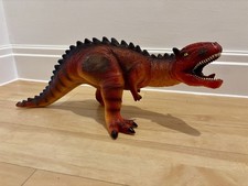 Large Dinosaur Carnotaurus. Soft squishy rubber type