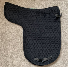 NUUMED black DRESSAGE numnah saddlepad FULL size