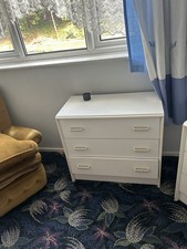 White Set Of 3 Drawers