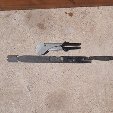 Slate roof  Ripper and slate nibbler. 