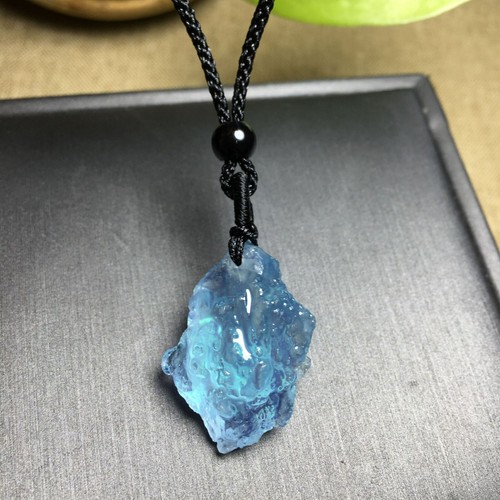 Raw aquamarine blue - aquamarine, crystal
