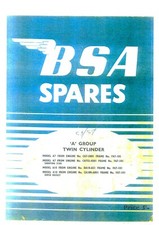 Bsa motorcycle group twin - 'a',
