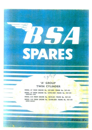 Bsa motorcycle group twin - group,