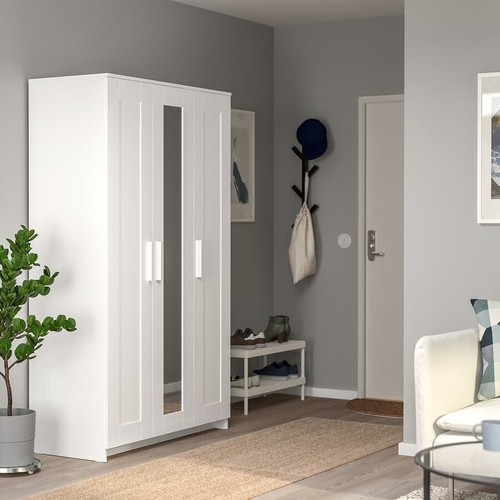 Ikea brimnes wardrobe - with, 3