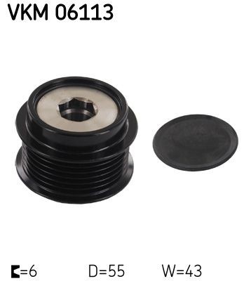 Alternator freewheel clutch - alternator,
