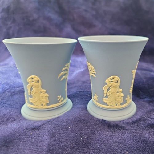 Wedgwood jasperware vases - jasperware,