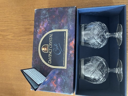 Vinci crystal cut brandy - da,