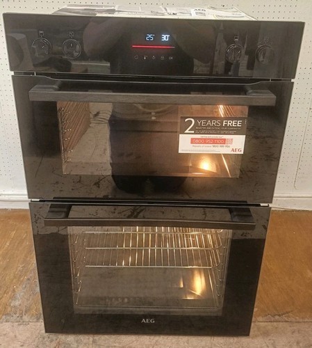 Aeg dce531160b double oven - double,