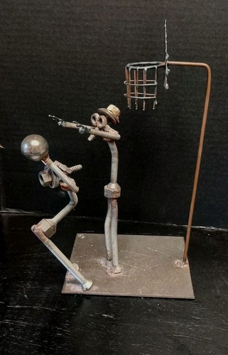 Vtg brutalist scrap - brutalist, metal