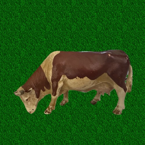 Schleich grazing hereford cow - grazing,