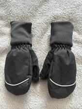 Poland O. Pyret Black Ski Gloves 2-4 Yrs