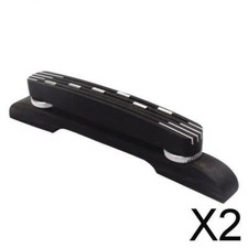 2X Ebony Bridge Adjustable