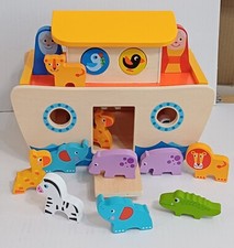 Tooky Toy Wooden Noah's Ark -