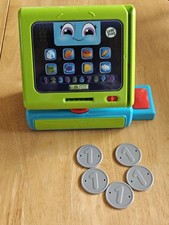 Kids Shop Till and 5 Coins Till Cash Register Toy Role Playing Kids Working Cond