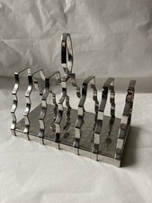 Vintage Old Hall/ Older Hall 6 Slice Stainless Steel Toast Rack