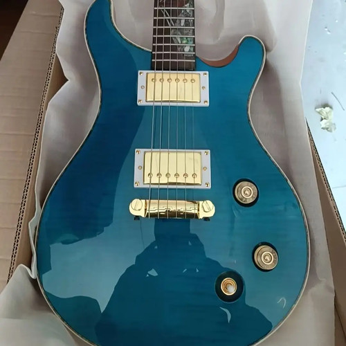 Prs blue flame maple top - prs,