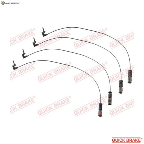Warning contact brake pad - , wear