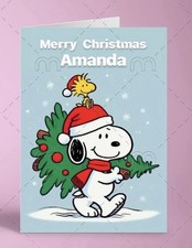 Personalised Santa Snoopy