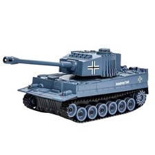 1:30 Scale German Tiger 1 RC Tank 2.4G Sound Radio Control Battle Toy + LED