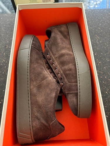 Santoni chestnut sneakers - santoni,