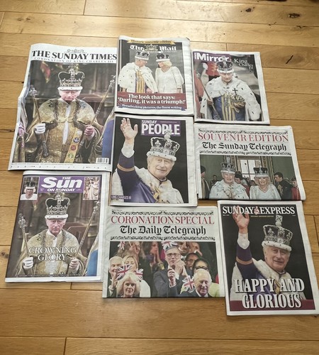 King charles newspapers - newspapers,