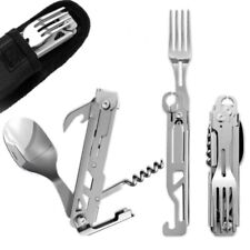 Survival Tools Outdoor Camping Hiking Outdoor Tableware Fork Spork Fork Spoon
