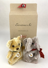 Steiff Ltd Edition Bear  & Elephant Egg Cosy Set EAN:420436 - 2004