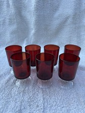 Luminarc Ruby Red Glasses X7