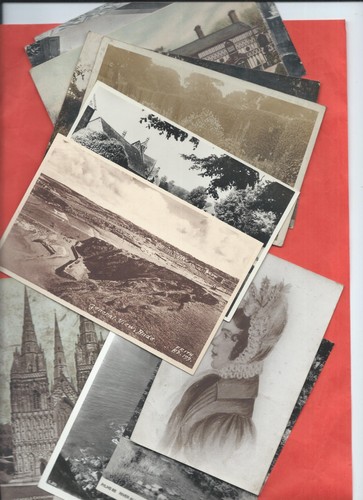 Postcards 13 black - 13, &