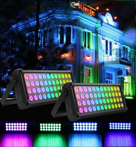 Rgb light wall - wall, stage