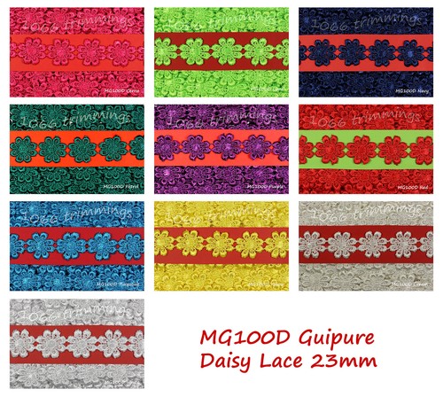 23mm guipure daisy lace - guipure,