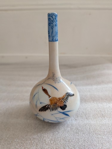 Vintage japanese porcelain bud - porcelain,