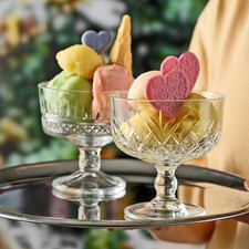 Elegant Glass Sundae Dishes