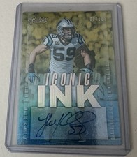 Luke Kuechly 1/10 Iconic Ink Autograph Absolute Football Panini Carolina Panther
