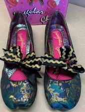 Irregular Choice Karlek Ballet Pumps Flat Shoes Size 6 Rare