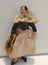 Vint BEIBI Muneca Artesania Made in Spain Autentico Traje  Original Folk Outfit