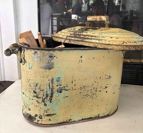 Antique copper bottom - antique,