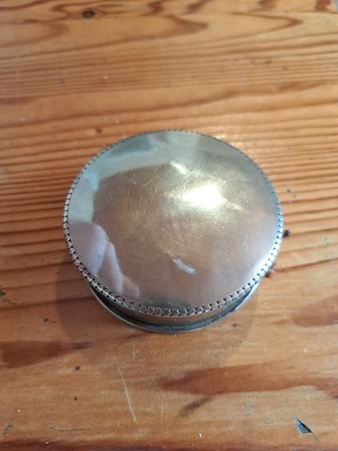 Vintage silver plated trinket - vintage,