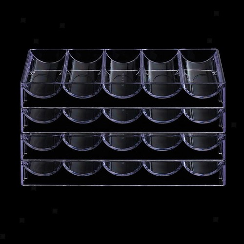 Acrylic poker chip tray - chip,