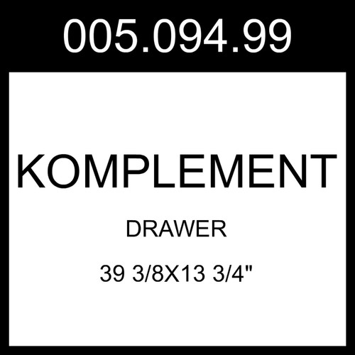Ikea komplement drawer dark - komplement,