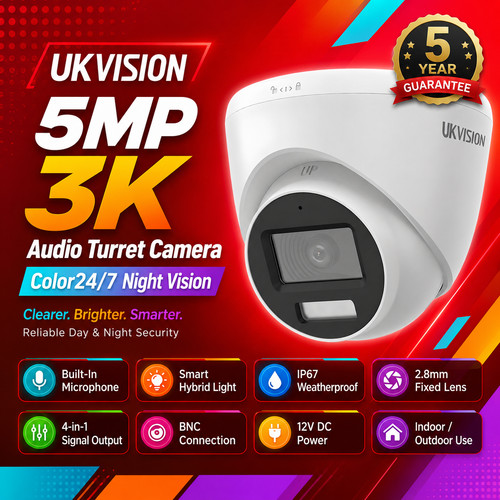 Ukvision 5mp cctv camera - ukvision,