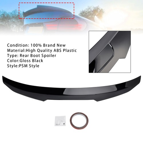 Gloss black rear boot spoiler - gloss,