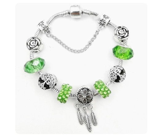Bracelet vintage style flowers - style,