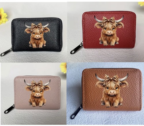 Highland cow lightweight purse - highland,