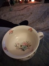 Arthur wood pottery England 5726 chamber pot potty child infant 15cm Roses 